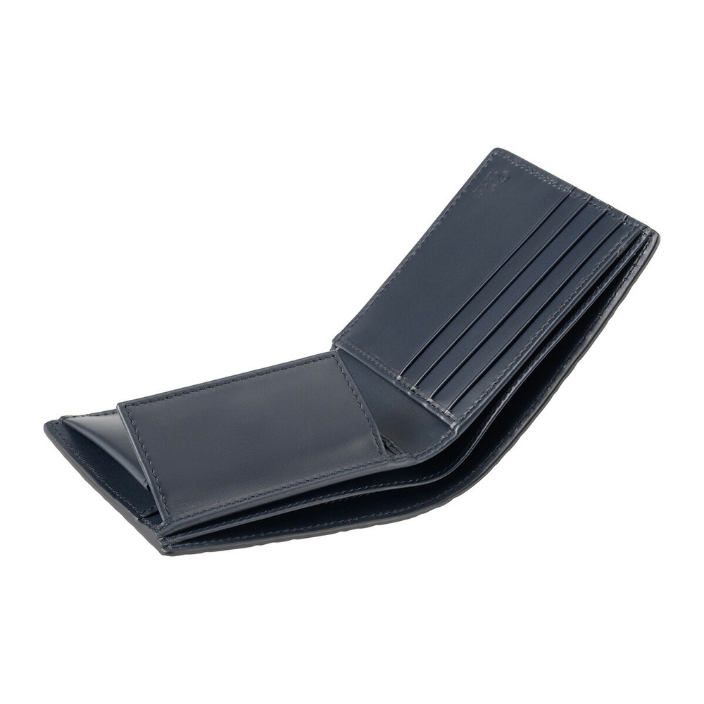 Gucci Guccissima Bifold Wallet Navy Blue - Picture 5 of 9